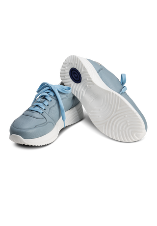 softer Sneaker Hirschleder mosaikblau