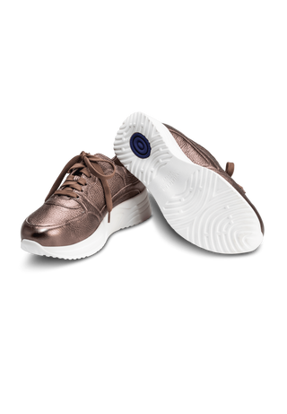 extrabreiter Sneaker Hirschleder bronze