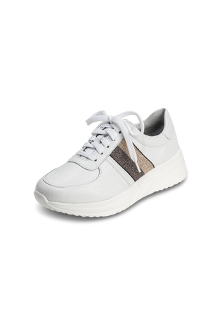 chunky Sneaker Hirschleder weiß