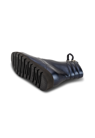 trendige Boots Nappaleder dunkelblau