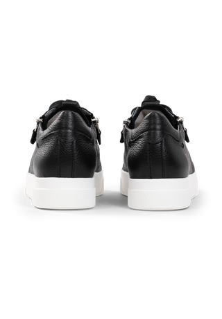 erstklassiger Sneaker Hirschleder schwarz