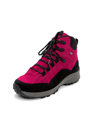 begehrte Trekking-Stiefelette Veloursleder pink