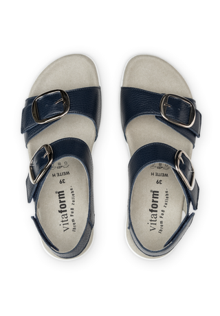 bequeme Sandale Hirschleder marine