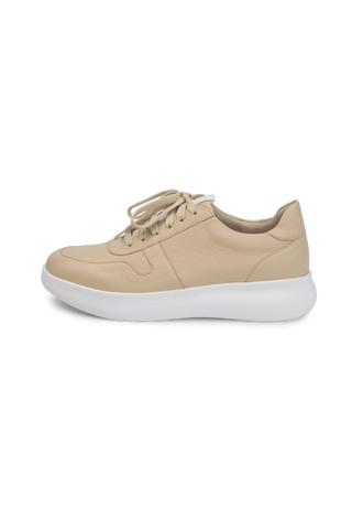 trendy Sneaker Hirschleder beige