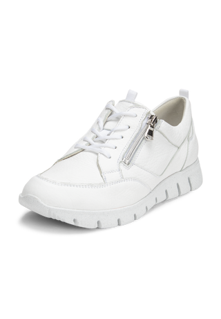 attraktiver Sneaker Hirschleder weiß