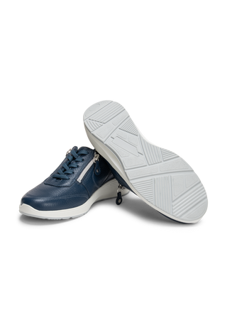 ausgezeichneter Sneaker Hirschleder marine