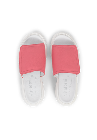 moderne Pantolette Hirschleder soft pink